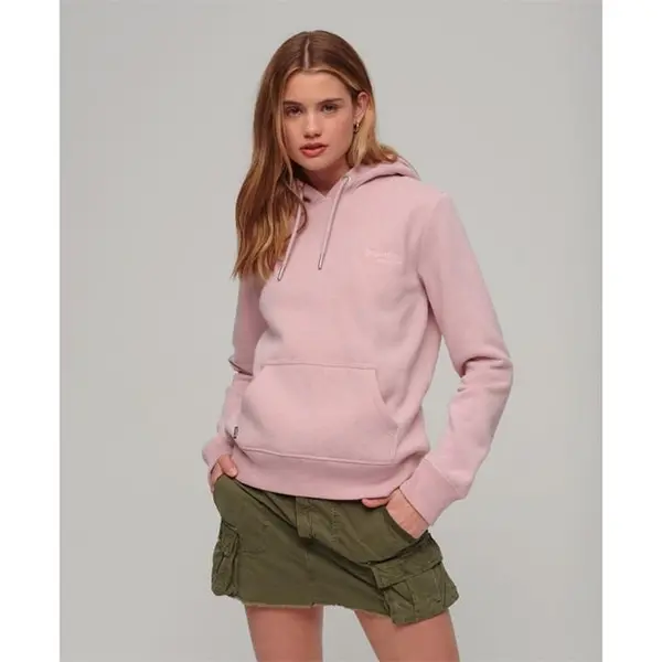 Image of Superdry Ess Log Hdy Ld00 OTH Hoodies 8 (XS) Pink 67743106310