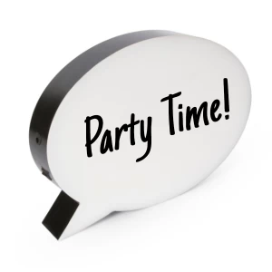 Image of Robert Dyas Speech Bubble LED Light Box