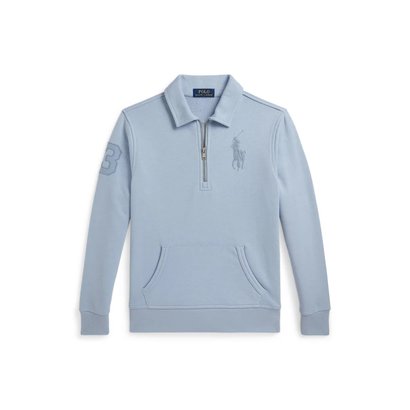 Image of Polo Ralph Lauren Polo 1/4 Zip Flc Jn63 Estate Blue male 7Y/S