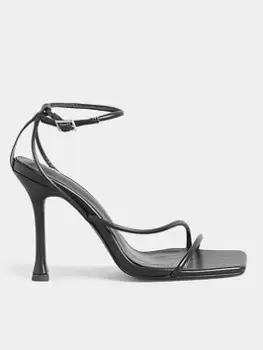 Image of Long Tall Sally Asymmetric High Heel - Black, Size 8, Women