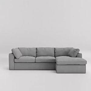 Image of Swoon Seattle Smart Wool Corner Sofa - Right Hand Side - Corner Sofa - Pepper