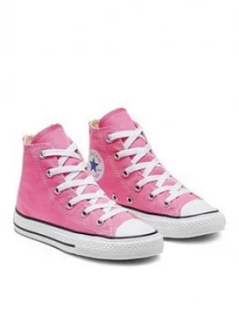 Image of Converse Chuck Taylor All Star Hi Core Childrens Trainer - Pink, Size 2