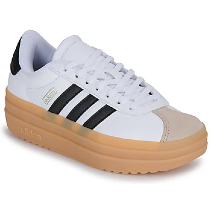 Image of adidas VL COURT BOLD J girls's Children's Shoes (Trainers) in White