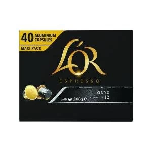 Image of LOr Nespresso Onyx Capsules Pack of 40 4019265