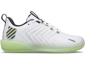 Image of 06988-191-M MENS ULTRASHOT 3 WHITE/Soft NEON GREEN/Blue GRAPHITE - Mens 9