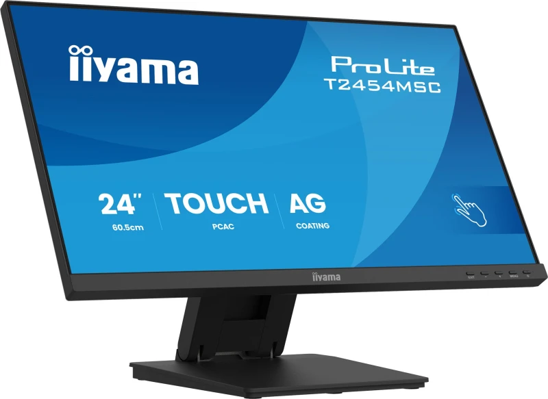 Image of iiyama iiyama ProLite T2454MSC-B3AG computer monitor 60.5cm (23.8") 1920 x 1080 pixels Full HD LED Touch Screen Multi-user Black T2454MSC-B3AG