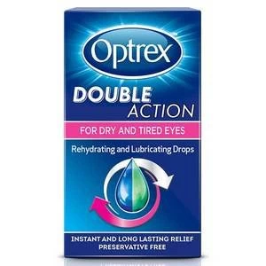 Image of Optrex Double Action For Dry Tired Eyes Rehydrating Drops