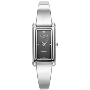 Image of Roamer 866845 41 55 20 Elegance Diamond Silver Tone Wristwatch
