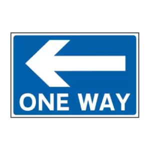 Image of One Way Arrow Left - RPVC (600 x 450mm)