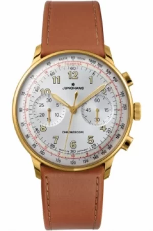 Image of Mens Junghans Meister Telemeter Automatic Chronograph Watch 027/5382.00