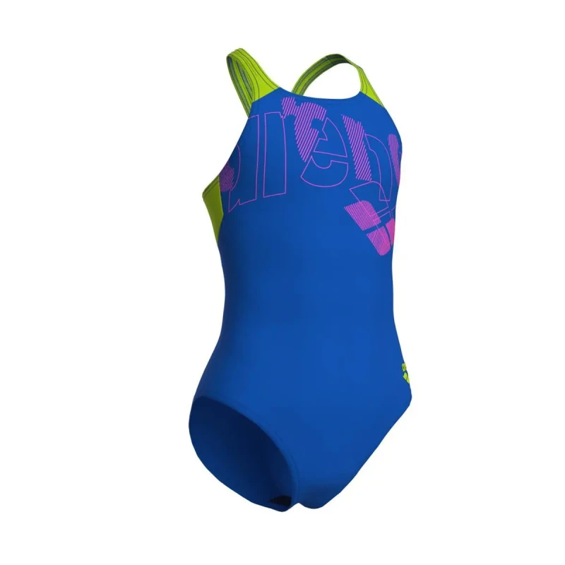 Image of One Piece swimsuit for girls Arena V Back Bleu Female 14/15 ans