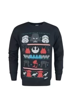 Image of Dark Side Fair Isle Christmas Sweater