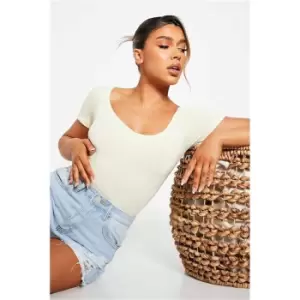 Image of I Saw It First Lemon Ruched Bust Short Sleeve Bodysuit - Yellow