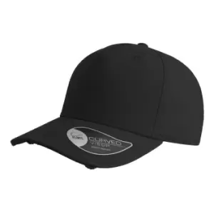 Image of Atlantis Cargo Weathered Visor 5 Panel Cap (One Size) (Black)