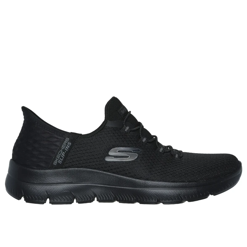 Image of Skechers Womens Slip Ins Summits Diamond Dreams Black Trainers - UK 4 Black female PS4067BBK4