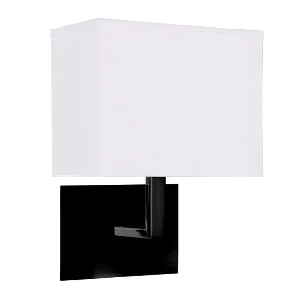 Image of Searchlight Hotel Wall Light - Matt Black