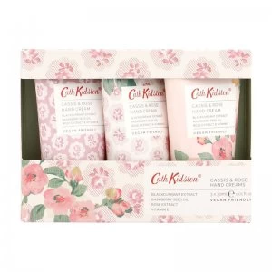 Image of Cath Kidston Cassis & Rose Hand Cream Trio 3 x 30ml