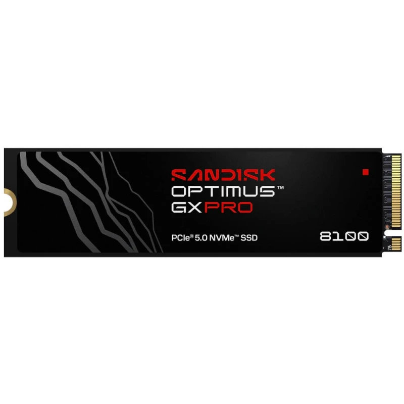 Image of SanDisk Optimus GX PRO 8100 2TB PCIe 5.0 NVMe Internal SSD - Up to 14,900MB/s - SDSP82200TAN-000E0