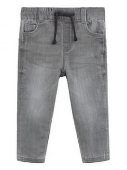 Image of Mango Baby Boys Jog Jean - Grey