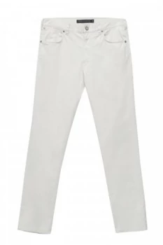 Image of Mens French Connection Military Gun Stretch 5 Pocket Trousers Frost