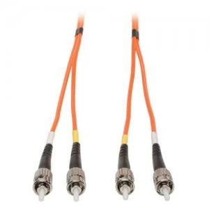 Image of Tripp Lite Duplex Multimode 62.5 125 Fiber Patch Cable St St 5m