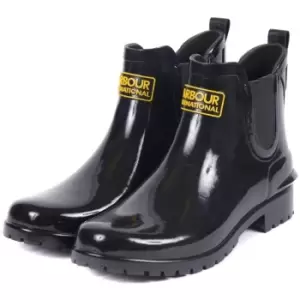 Image of Barbour International Womens Assen Chelsea Wellington Boots Black 5