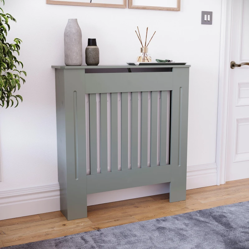 Image of Lassic Vida Designs Chelsea Radiator Cover, Small Grey unisex Small