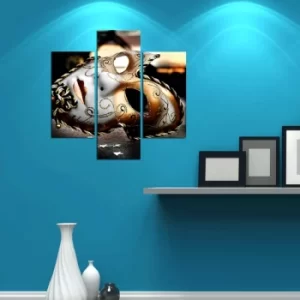 Image of 3MDF-010 Multicolor Decorative MDF Painting (3 Pieces)