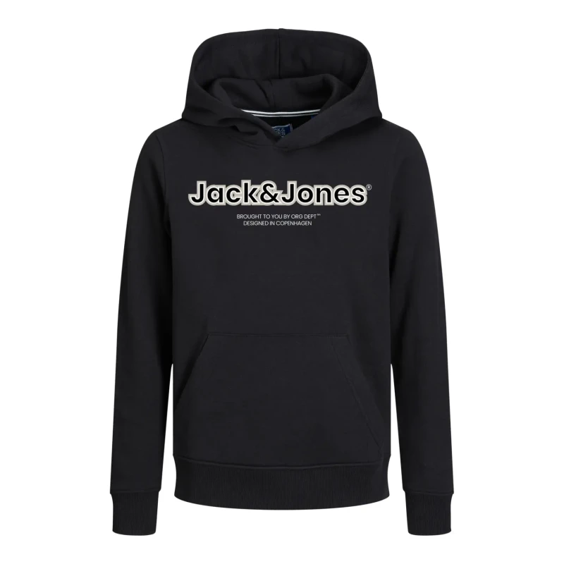 Image of jack & jones Children's hoodie Jack & Jones Jorlakewood BF Noir Male 10 ans