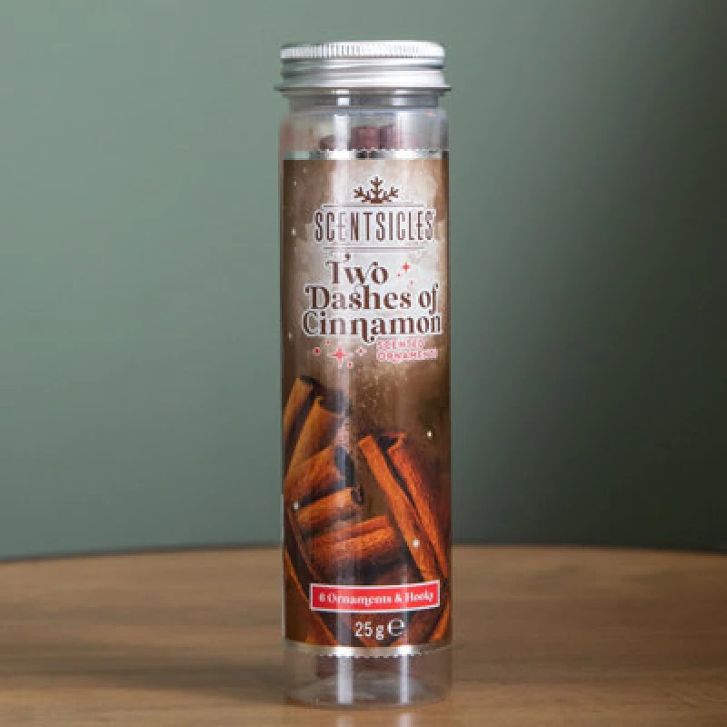 Image of Samuel Alexander 6 Scentsicles Scented Hanging Ornaments Sticks Two Dashes Of Cinnamon