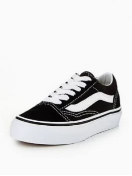 Image of Vans Old Skool Childrens Trainer - Black/White