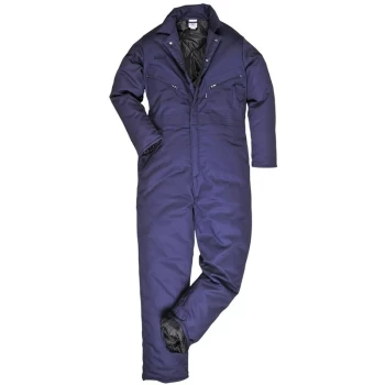 Image of Portwest - S816NARL - sz L Orkney Lined Coverall - Navy