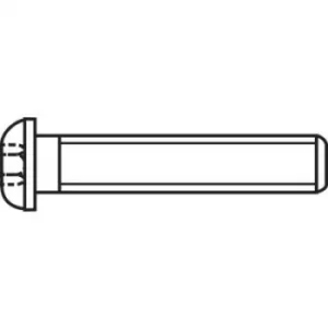 Image of TOOLCRAFT 830457 Fillister head screws M4 16mm Hex socket (Allen) ISO 7380 Stainless steel A2 100 pc(s)