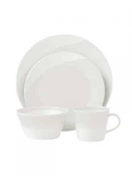 Image of Royal Doulton 1815 white 16 piece set White
