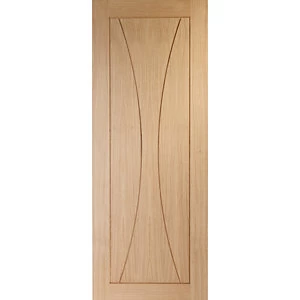 Image of XL Joinery Verona Oak Patterned Pre Finished Internal Door - 1981 x 762mm