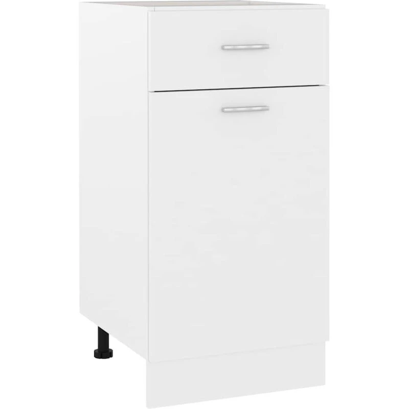 Image of VIDAXL Drawer Bottom Cabinet Lyon White 40x46x81.5cm Engineered Wood Vidaxl 8720286131992