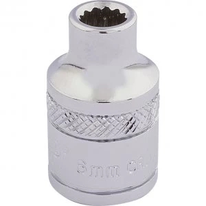 Image of Draper 3/8" Drive Polished Finish Hi Torq Bi Hexagon Socket Metric 3/8" 6mm