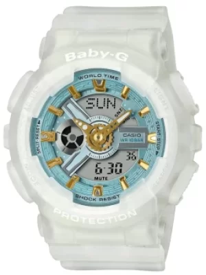 Image of Casio Ladies Baby G Seaglass Strap Watch BA-110SC-7AER