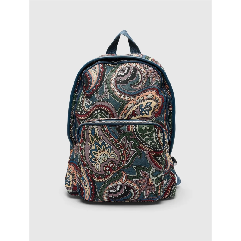 Image of Pretty Green Mens PG Pais Jacquard Backpacks Multi male One Size