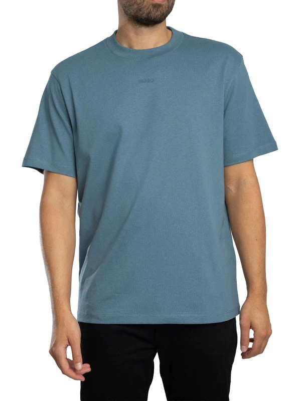 Image of HUGO Dapolino T-Shirt Open Blue M