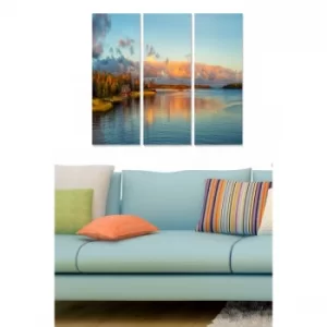 Image of MDF14166767 Multicolor Decorative MDF Painting (3 Pieces)