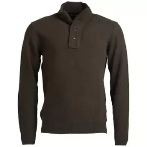 Image of Barbour Mens Patch Half Zip Seaweed Medium
