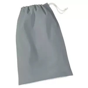 Image of Westford Mill Cotton Stuff Bag - 0.25 To 38 Litres (S) (Pure Grey)