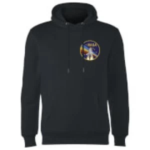 Image of NASA Vintage Rainbow Shuttle Hoodie - Black - M