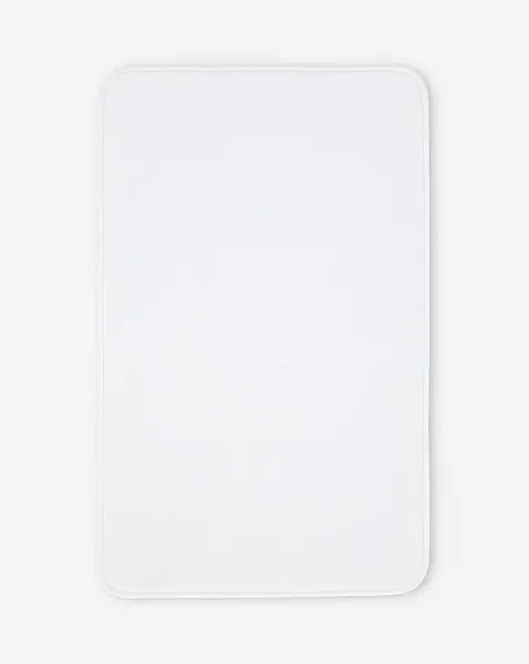 Image of Anti Bacterial Memory Foam Bath Mat White Bath Mat HH71401