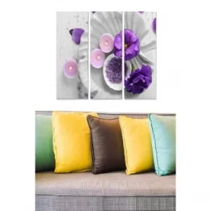 Image of MDF8530903 Multicolor Decorative MDF Painting (3 Pieces)