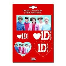Image of One Direction - Group Shots Sticker Set