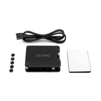 Image of XSPC 8 Way PWM Splitter Hub Sata Powered - Black V2