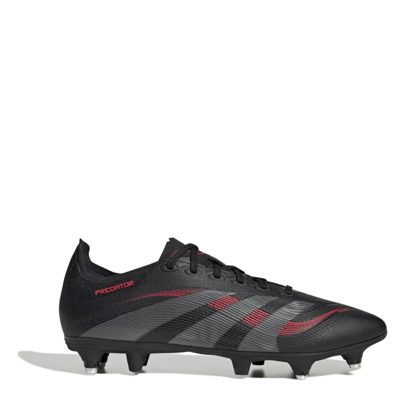 Image of adidas Predator League Soft Ground Football Boots Black/Grey male 6 (39.3)