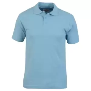 Image of Absolute Apparel Mens Pioneer Polo (M) (Light Blue)